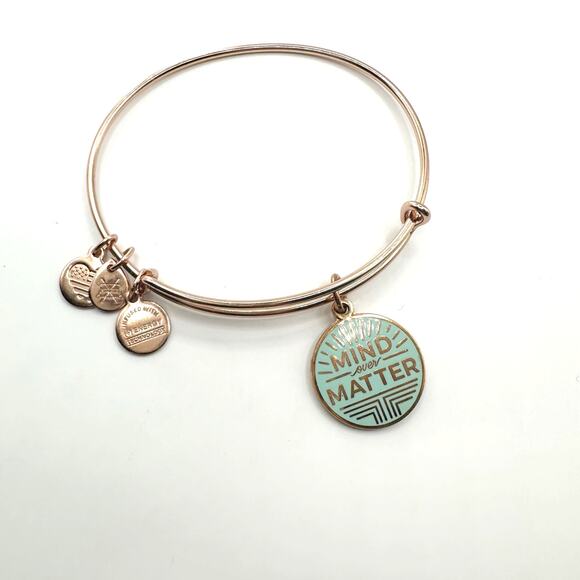 Alex and Ani Mind Over Matter Rose Gold Bangle - Picture 5 of 5